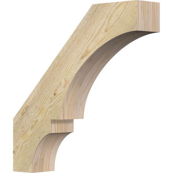 Ekena Millwork 4"W x 20"D x 20"H Balboa Rough Sawn Knee Brace, Douglas Fir BRC04X20X20BOA00RDF - main